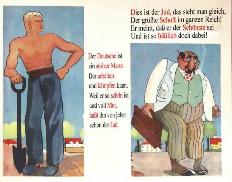 Page from the anti-semitic "Trau keinem Fuchs auf grüner Heid"