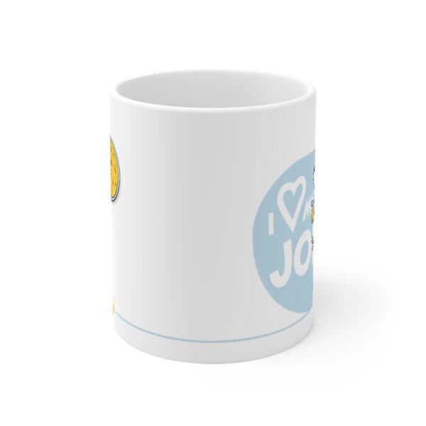 Einhorn Comic Tasse "I Love My Job" – Bild 2