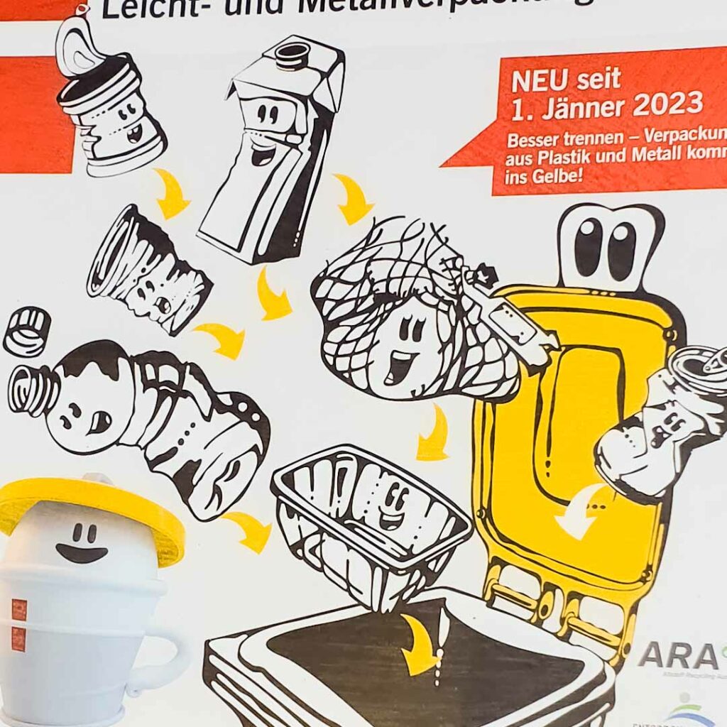 Stadt Salzburg Abfallservice Kampagne Poster Illustration Clemens Birsak