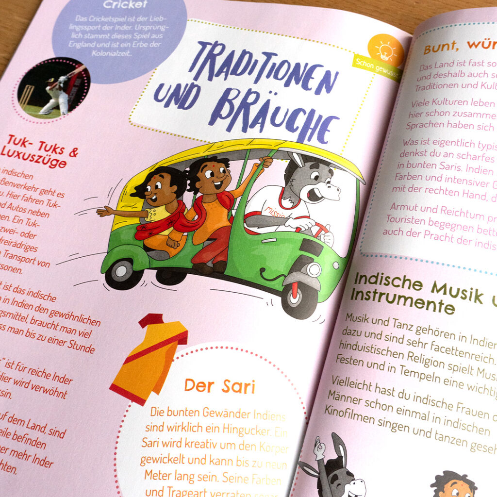 Missio alleweltKIDS Editorial Illustration